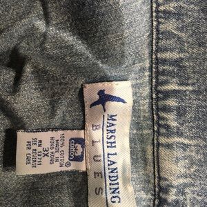 Marsh Landing plus size denim shirt